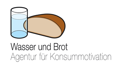 Wasser und Brot Logodesign von PETAFLOP Peter Schildwaechter Grafikdesign